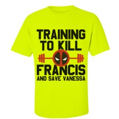 Unisex Ultra Cotton Safety Neon Crewneck Tee