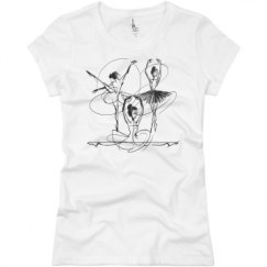 Ladies Slim Fit Basic Promo Jersey Tee