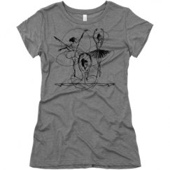 Ladies Slim Fit Super Soft Triblend Tee