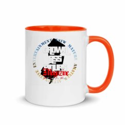 11oz Ceramic Mug with Color Inside