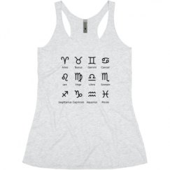 Ladies Slim Fit Super Soft Racerback Triblend Tank