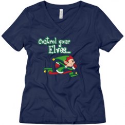 Ladies Relaxed Fit V-Neck Tee