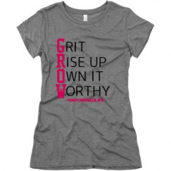 Ladies Slim Fit Super Soft Triblend Tee
