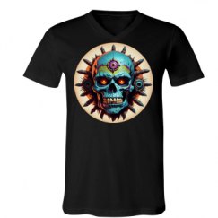 Unisex V-Neck Jersey Tee