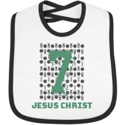 Infant Contrast Trim Bib