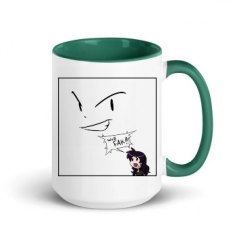 15oz Ceramic Mug with Color Inside