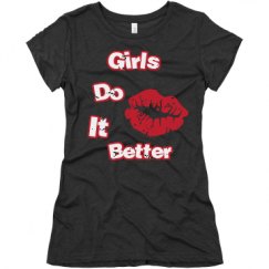 Ladies Slim Fit Super Soft Triblend Tee