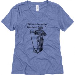 Ladies Relaxed Fit Super Soft Triblend V-Neck Tee