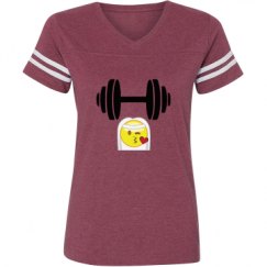 Ladies Relaxed Fit Vintage Sports Tee