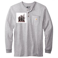 Unisex Carhartt Long Sleeve Henley Tee 