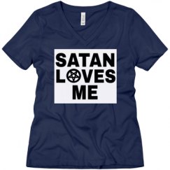 Ladies Relaxed Fit V-Neck Tee