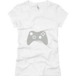 Ladies Slim Fit Basic Promo Jersey Tee