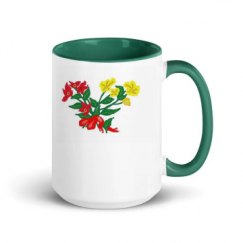15oz Ceramic Mug with Color Inside