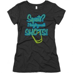 Ladies Slim Fit Super Soft Triblend Tee