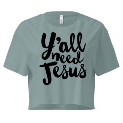 Ladies Festival Cali Crop Top Tee