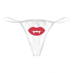 Basic White Thong Underwear