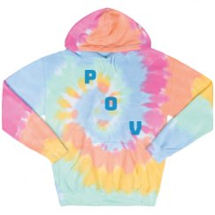 Unisex Tie-Dye Fleece Hoodie