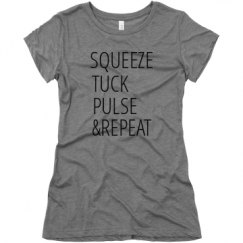 Ladies Slim Fit Super Soft Triblend Tee