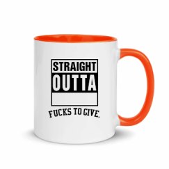 11oz Ceramic Mug with Color Inside