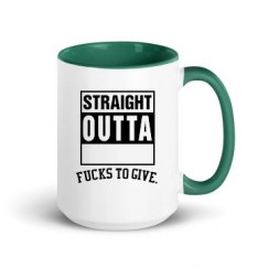 15oz Ceramic Mug with Color Inside