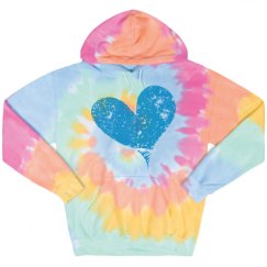 Unisex Tie-Dye Fleece Hoodie