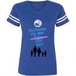 Ladies Relaxed Fit Vintage Sports Tee