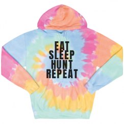 Unisex Tie-Dye Fleece Hoodie