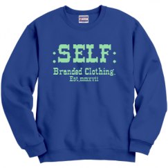 Unisex Film and Foil Crewneck Sweatshirt