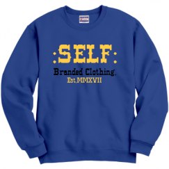 Unisex Film and Foil Crewneck Sweatshirt