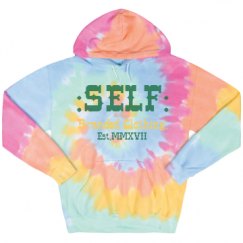 Unisex Tie-Dye Fleece Hoodie