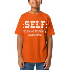 Youth SELF Branded Orange White