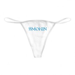 Basic White Thong Underwear