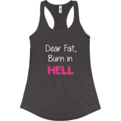Ladies Slim Fit Racerback Tank Top