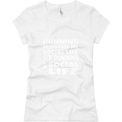Ladies Slim Fit Basic Promo Jersey Tee