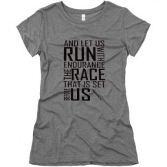 Ladies Slim Fit Super Soft Triblend Tee