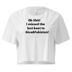 Ladies Festival Cali Crop Top Tee