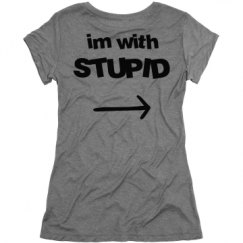 Ladies Slim Fit Super Soft Triblend Tee