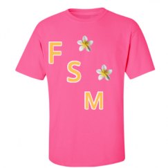 Unisex Ultra Cotton Safety Neon Crewneck Tee