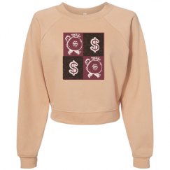 Women's Raglan Pullover Fleece