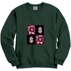 Unisex Film and Foil Crewneck Sweatshirt