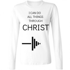 Ladies Relaxed Fit Basic Long Sleeve Tee