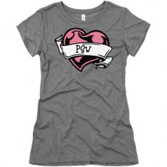 Ladies Slim Fit Super Soft Triblend Tee