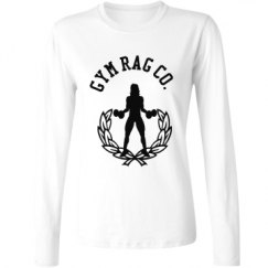 Ladies Relaxed Fit Basic Long Sleeve Tee