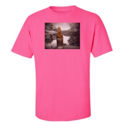 Unisex Ultra Cotton Safety Neon Crewneck Tee