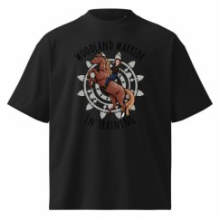 Unisex Organic Oversized High Neck T-Shirt