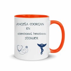 11oz Ceramic Mug with Color Inside