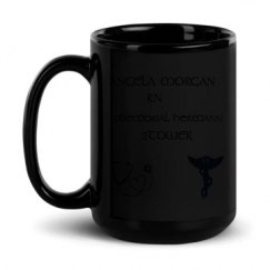 15oz Black Glossy Mug