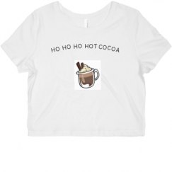 Ladies Slim Fit Crop Top Tee