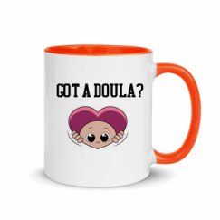 11oz Ceramic Mug with Color Inside