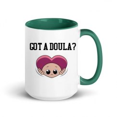 15oz Ceramic Mug with Color Inside